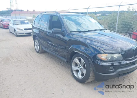 2005 BMW X5 4.4I из США, поврежденный, VIN 5UXFB53515LV14890